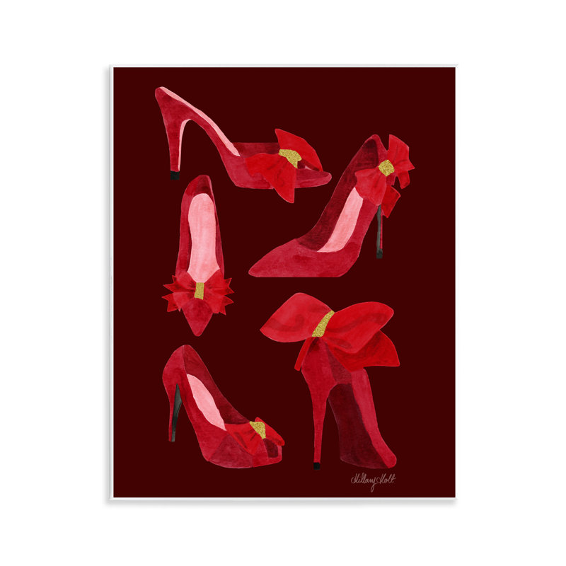 Ruby Red Shoes Wall Plaque, design by Hillary Holt