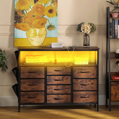 Ameja 43.31cm W 10 - Drawer Chest of Drawers
