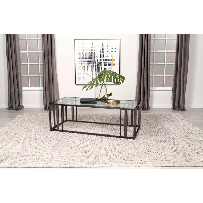 Table basse Gulshtab, Nickel noir