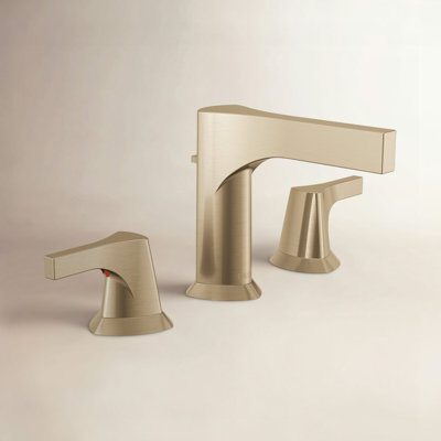 Zura Widespread Bathroom Faucet with Drain
