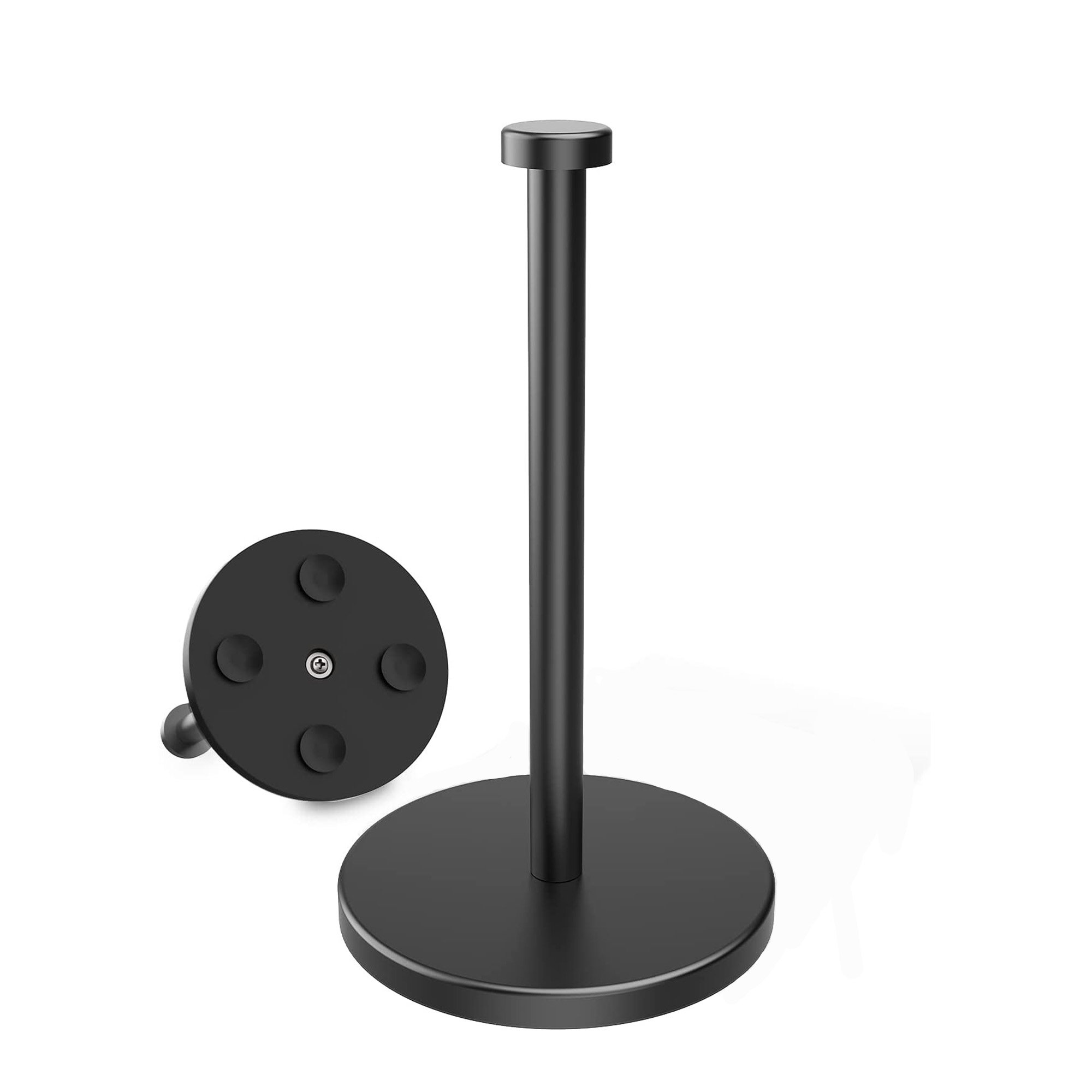 Latitude Run® Countertop Freestanding Paper Towel Holder with Weighted Base Suction  Cups