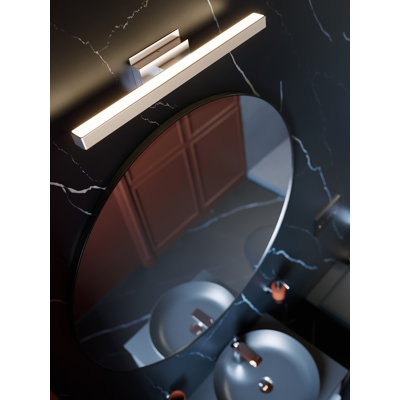 Applique murale Brock 18 po à DEL, 1 000 lumens, 5 CC, 20 watts, nickel satiné (0F859C148D2742888EE90CFF9F73D9FB)