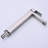 Bathroom Sink Mixer In Brushed Nickel - Resists Wear From Heavy Use Single Handle Reduces Water Splashing