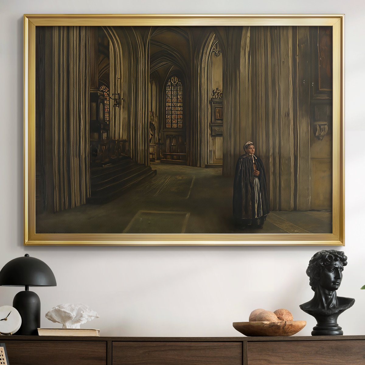 Winston Porter Interior of a Church-Henri de Braekeleer-Framed Gallery ...