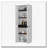 White 5-Shelf Kitchen Pantry