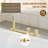 Doux Waterfall Deck-Mount Bathtub Filler Faucet with Diverter and Handheld Shower-110220850