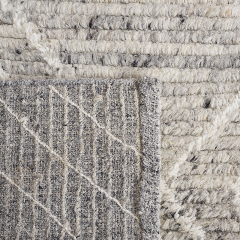 Anaisia Handmade Performance Geometric Rug, Rectangle 3' x 5'
