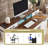 55'' Farmhouse Office Desk With Charging Station & Storage Cabinet, Home Office Desk, Barn Door Design Computer Desks with File Drawer & Keyboard Tray for Study, Living Room, White-1018381382-1018381381