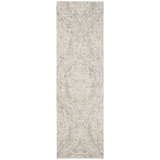 Rosemarie Abstract Handmade Tufted Wool Gray/Ivory Area Rug