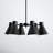 Anton 6 - Light Dimmable Cone Chandelier-54041970