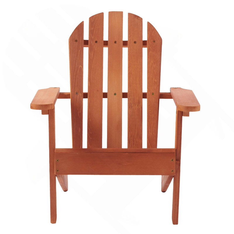 Chaise Adirondack en bois pour l'intérieur et l'extérieur