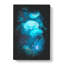 Blue Jellyfish - Wrapped Canvas-56634283