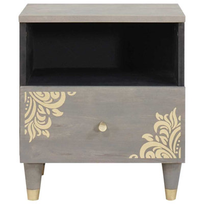 40cm W Solid Wood Bedside Table
