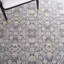 Tapis oriental ivoire / bleu Damarius-612961188
