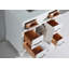 Ensemble de meuble-lavabo simple avec miroir 36 po Valor-1629462007