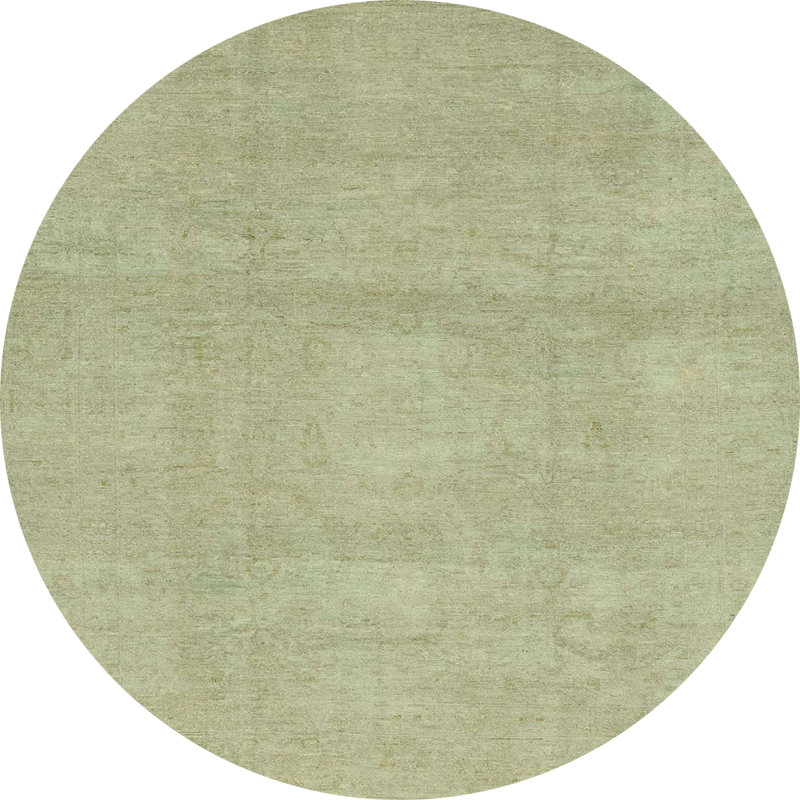 Tapis abstrait moderne 2750, Rond 5 pi