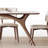 White cream style Nordic rectangular rock table-102484715