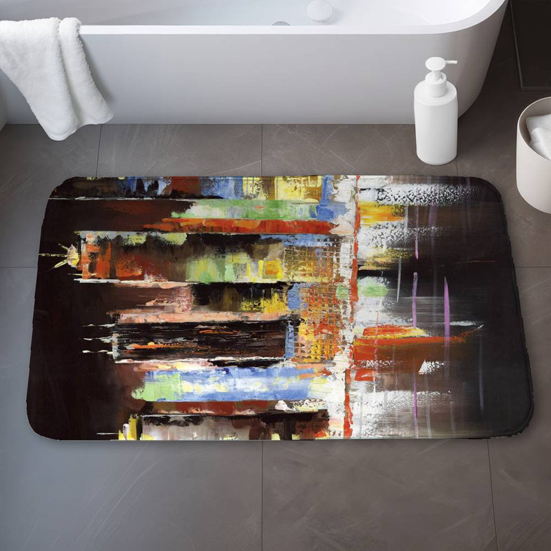 Exar Microfiber Non-Slip Bath Mat