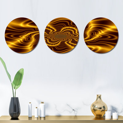 Ensemble de décoration murale en métal 3 pièces