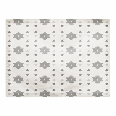 Poly Twill Geometric Rectangle Placemat