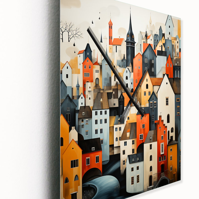 Horloge murale Danemark, H 32 po x l 16 po x P 1 po