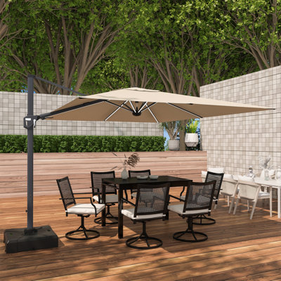 Parasol en porte-à-faux carré Cheetara