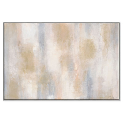 Pulsating Shimmer - Floater Frame Painting on Canvas