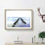 Breakwater In The Baltic Sea Painting - Single Picture Frame Print on MDF-56633114-56633111