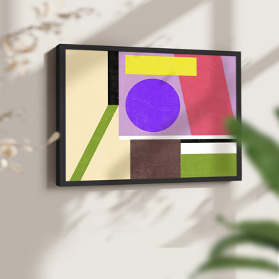 Composition de couleur II - Impression encadrée - réversible