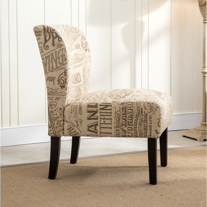 Fauteuil d'appoint contemporain en tissu