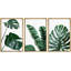 Minimal Botanical Vibrant Green Monstera and Banana Leaf Trio Botanical-72966493-72966496-119390344