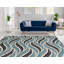 Tapis beige / bleu / noir-87908665