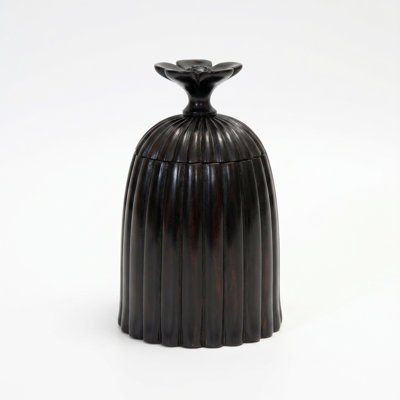 Ebony Wood Collection Wood Jar