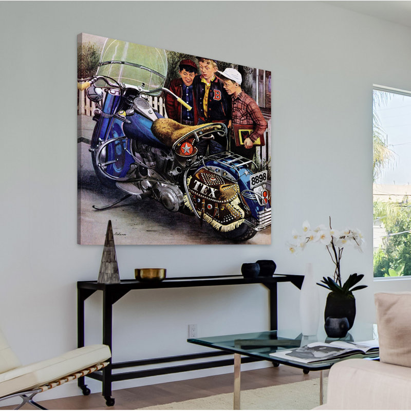 8898 - Wrapped Canvas Print, 122 cm H x 122 cm W
