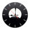 Horloge murale ronde en bois 10 po, mouvement à quartz silencieux, imprimé UV, à piles
