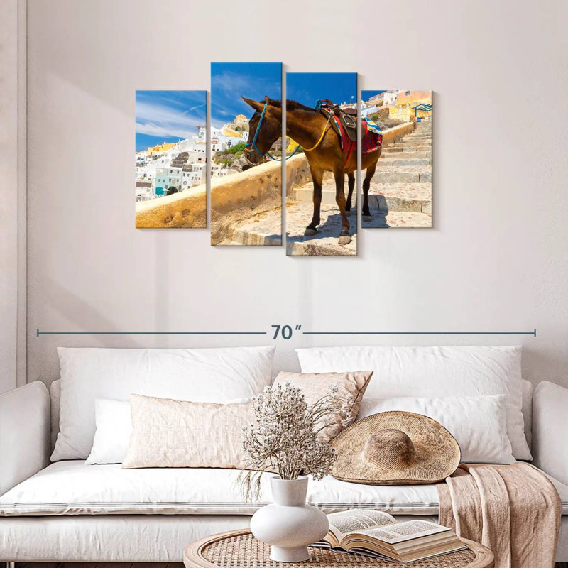 «Brampt Donkey» à Santorin, H 27 po x l 43 po
