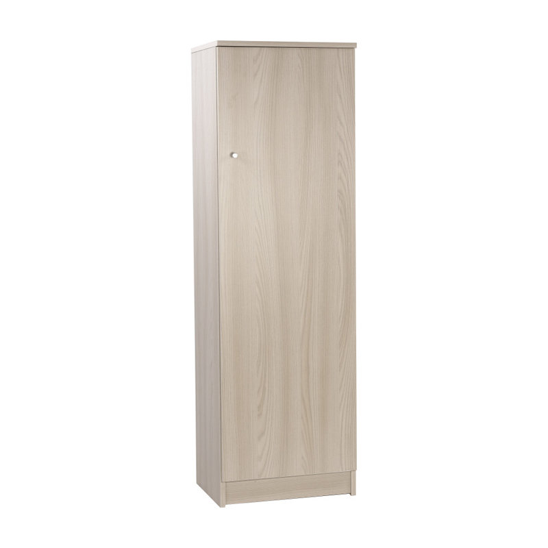 Obehi 1 Door Wardrobe, Light Elm