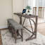 Ensemble de table de bar avec prise de courant, ensemble de table de bar et de chaises, ensemble de table de salle à manger 4 pièces, ensemble de table de petit déjeuner industriel, pour salon, salle à manger, salle de jeux