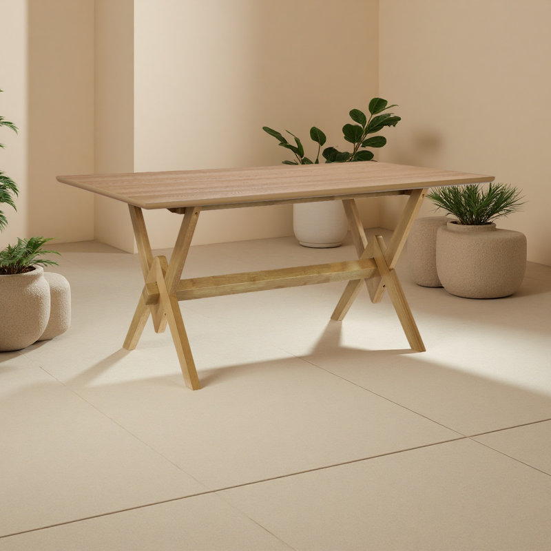 Table de salle à manger 63 ", Naturel