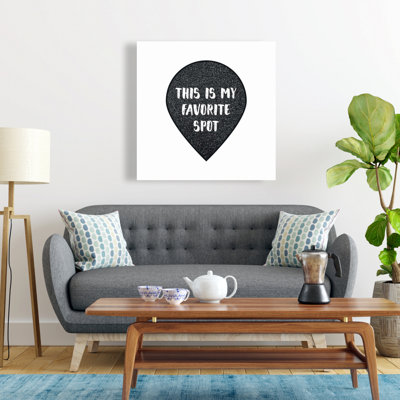 Bedroom Contemporary Woman Canvas - It's My Favourite Spot Decor