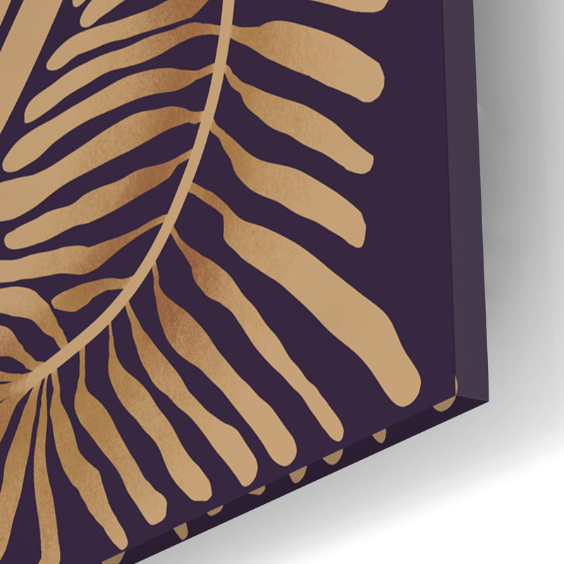  «Leaf Concept II» par Regina Moore, art mural en verre acrylique, 24 po x 36 po, H 16 po x l 12 po x P 0,13 po