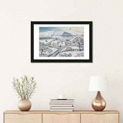 « winter hills », reproduction sur toile