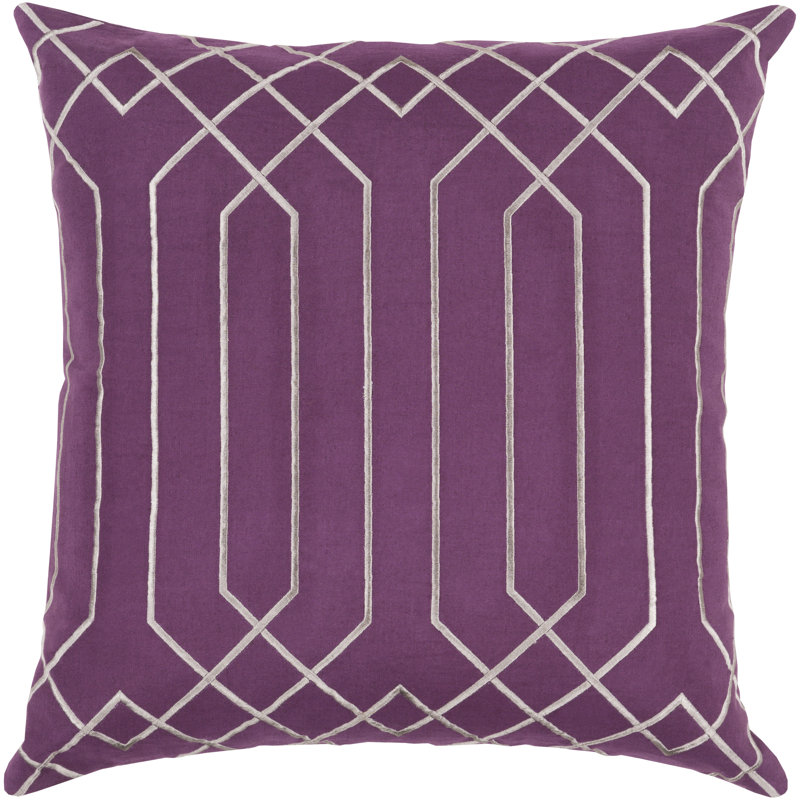  Coussin Lin, 20 po X 20 po, Gris, Housse de coussin seulement - sans insert