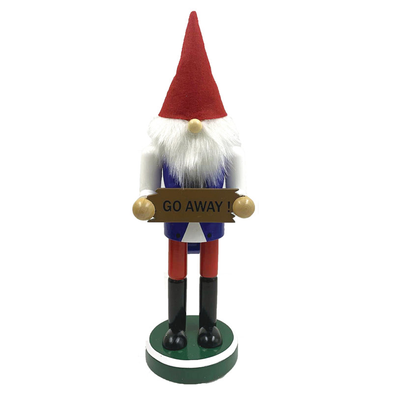 Casse-noisette 12 "Go Away Gnome