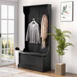 Ameria Hall Tree 37.8'' Wide with Bench