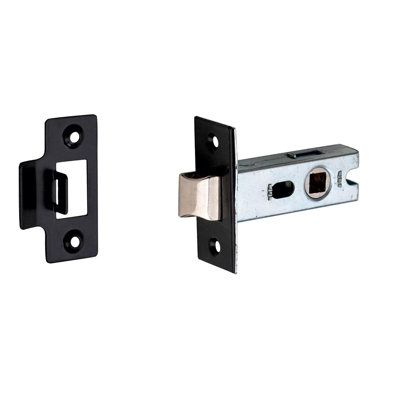 Bolt Through Tubular Latch in Chrome Finish - 64mm Body