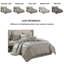 Ensemble d'édredon réversible en microfibre Aurora-1820498785