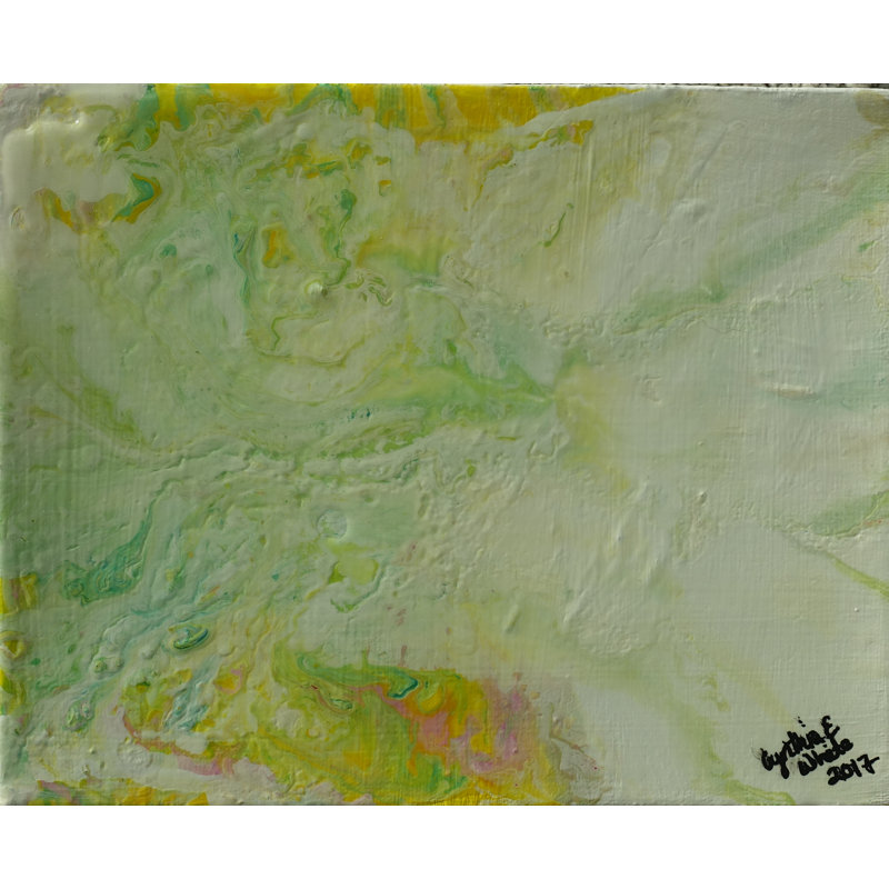 Fleecy Meadow' - Wrapped Canvas Painting Print