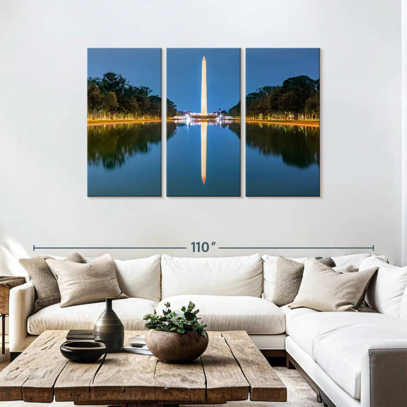 Lilie Washington Monument Reflection, 48" H x 74" W