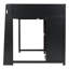 Lit double, lit mezzanine en bois, fini noir, bureau intégré, garde-robe, DEL, tiroir, rangement, expérience noir, peu encombrant, fonctionnel-913168879